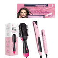 Hair Styling Power Bundle: One Step Hair Dryer & Volumizer Brush + Professional Salon Quality Flat Iron Hair Straightener With Free Travel Straightener-0